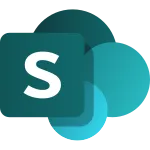 Ms Sharepoint SVG Icon